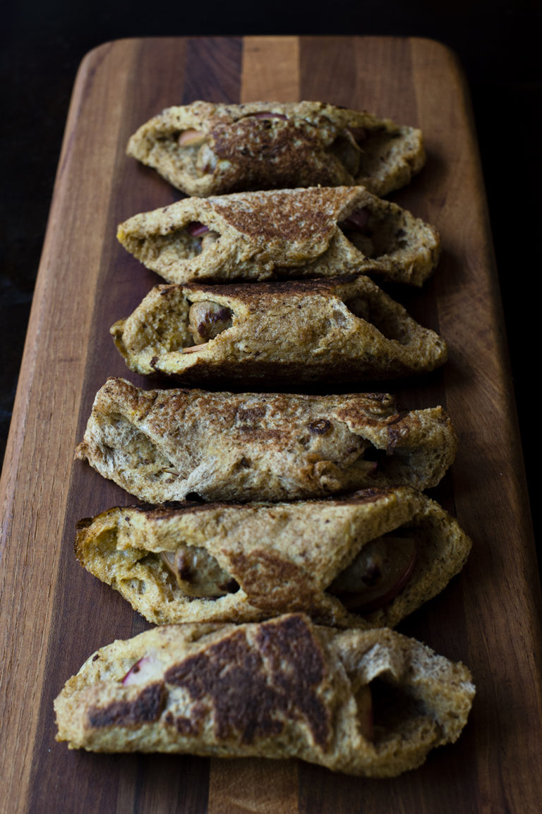 Apple Turkey French Toast Wraps