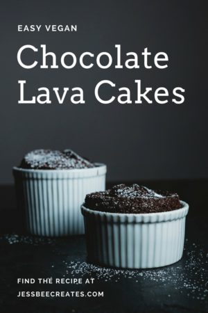 Easy Vegan Chocolate Lava Cake