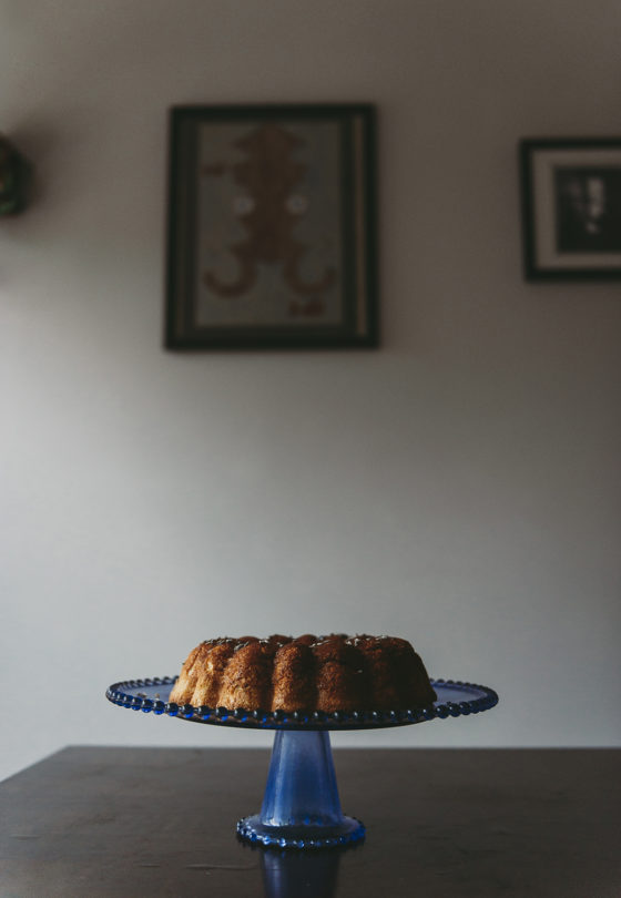 Lavender Almond Angel Food Cake