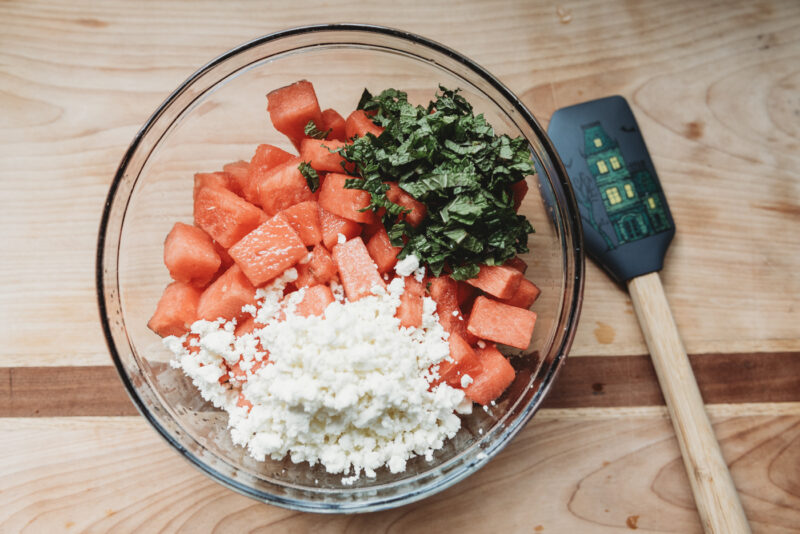 Watermelon Mint Salad