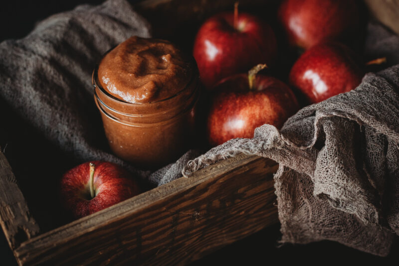 Spiced Crock Pot Apple Butter (no sugar added!)