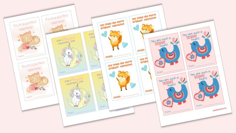 Free Cute Printable Valentine’s Day Cards
