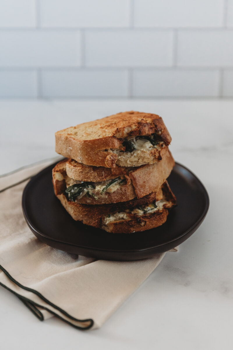 Spinach Stuffed Savory French Toast
